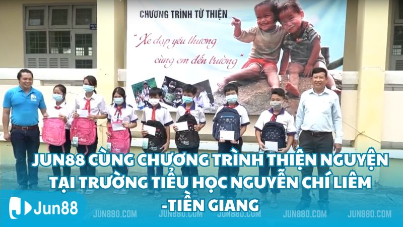 Hình ảnh Jun88 từ thiện tặng xe yêu thương tại tỉnh Bến Tre